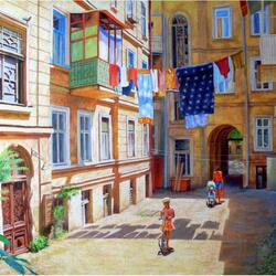Jigsaw puzzle: Courtyards of Odessa