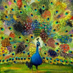 Jigsaw puzzle: Peacock
