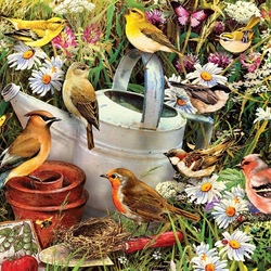 Jigsaw puzzle: Meeting at the old watering can