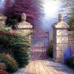 Jigsaw puzzle: Gate to the garden