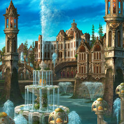 Jigsaw puzzle: Fountain of life