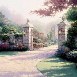 Jigsaw puzzle: Open gate