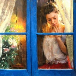 Jigsaw puzzle: The woman in the window