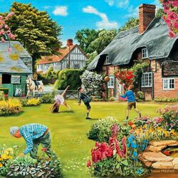 Jigsaw puzzle: Grandfather's garden