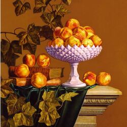 Jigsaw puzzle: Still life with peaches