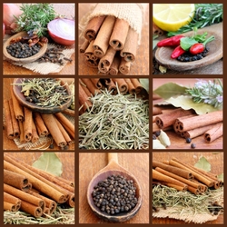 Jigsaw puzzle: Spice collage