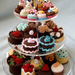 Jigsaw puzzle: Knitted cakes
