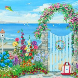 Jigsaw puzzle: Gate to the sea