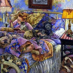 Jigsaw puzzle: Favorite bed