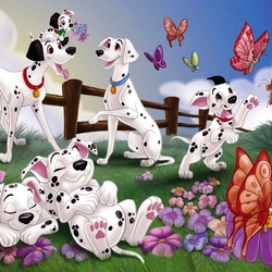 Jigsaw puzzle: 101 dalmatians