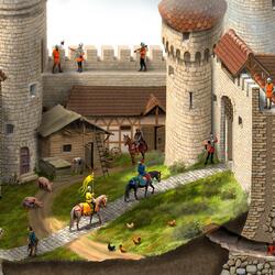 Jigsaw puzzle: Castle life