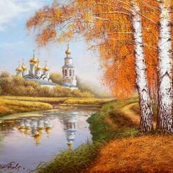 Jigsaw puzzle: Autumn in Yaroslavl