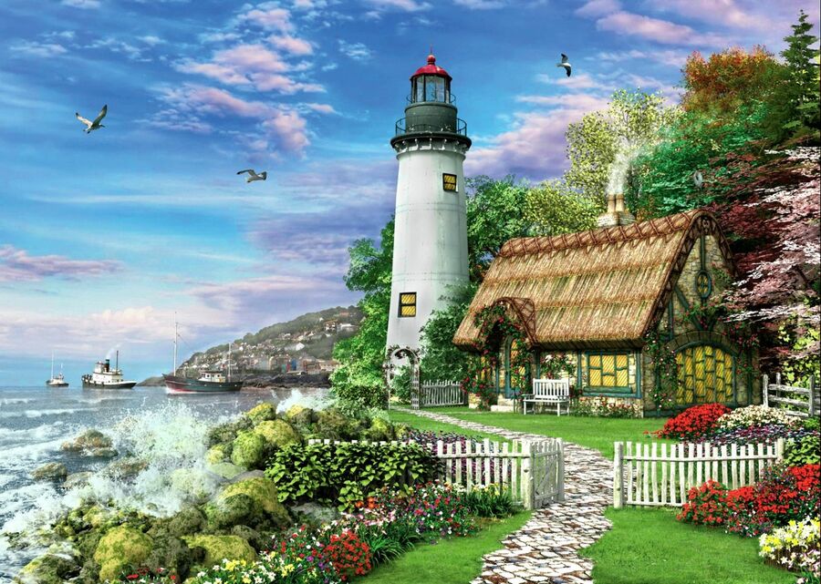 Jigsaw puzzle «Lighthouse» solve jigsaw puzzles online PuzzleIt