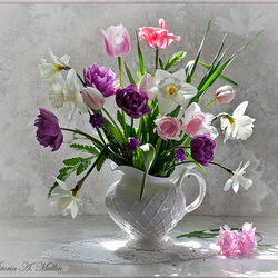 Jigsaw puzzle: Spring bouquet