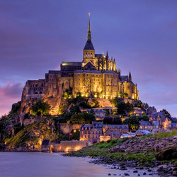 Jigsaw puzzle: Fortress island of Mont Saint-Michel