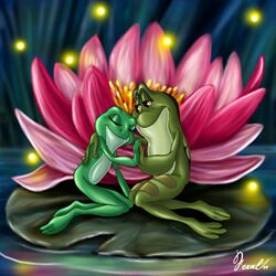 Jigsaw puzzle: Frog love