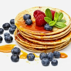 Jigsaw puzzle: Pancakes with blueberries