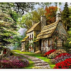 Jigsaw puzzle: Cottage on the edge