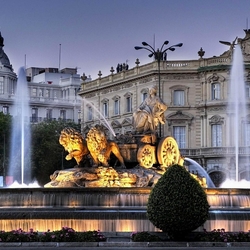 Jigsaw puzzle: Fountain Sibelis in Madrid