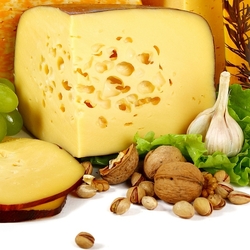 Jigsaw puzzle: Cheese still life