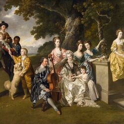 Jigsaw puzzle: Sir William Young's family