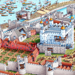 Jigsaw puzzle: Tower of London 1533