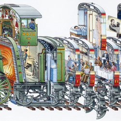Jigsaw puzzle: Locomotive