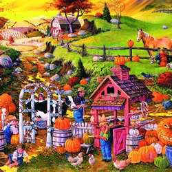 Jigsaw puzzle: Autumn worries