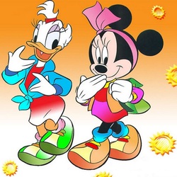 Jigsaw puzzle: Daisy and Minnie