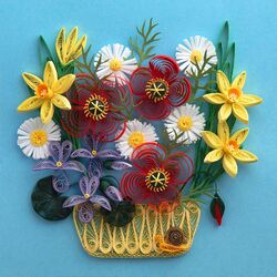 Jigsaw puzzle: Quilling