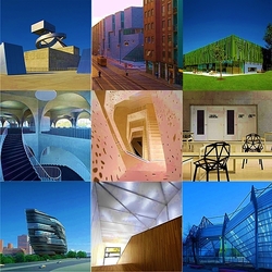 Jigsaw puzzle: Modern architecture