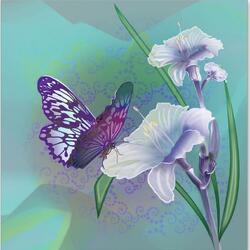 Jigsaw puzzle: Dancing butterfly