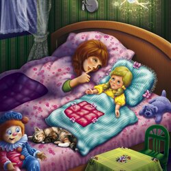 Jigsaw puzzle: Bedtime story