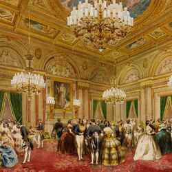 Jigsaw puzzle: Queen Victoria's visit to Paris