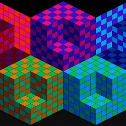 Jigsaw puzzle: Cubes