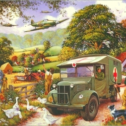 Jigsaw puzzle: Agricultural Army Girls