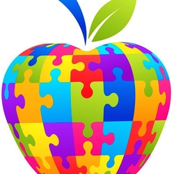 Jigsaw puzzle: Apple