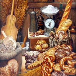 Jigsaw puzzle: Bread abundance