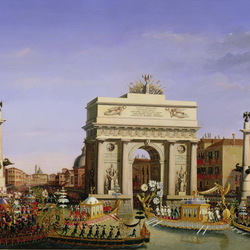 Jigsaw puzzle: Entry of Napoleon I to Venice