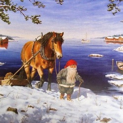 Jigsaw puzzle: From the life of the Christmas gnomes