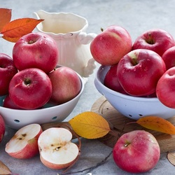 Jigsaw puzzle: Red apples