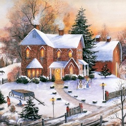Jigsaw puzzle: Peaceful winter