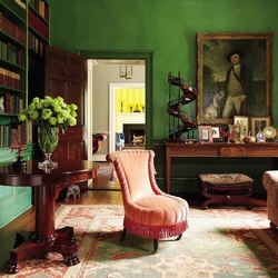 Jigsaw puzzle: Green living room
