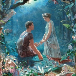 Jigsaw puzzle: Hermia and Lysander