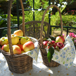 Jigsaw puzzle: Apples in baskets