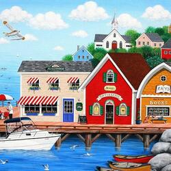 Jigsaw puzzle: How nice it is to live by the sea!
