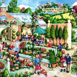 Jigsaw puzzle: Garden center