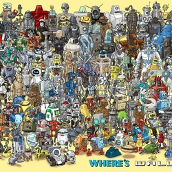 Jigsaw puzzle: Find WALLIE