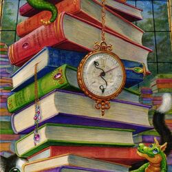 Jigsaw puzzle: So many books, so little time
