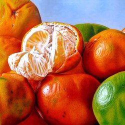 Jigsaw puzzle: Tangerines